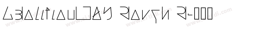 AbolitionW05 Rough R字体转换